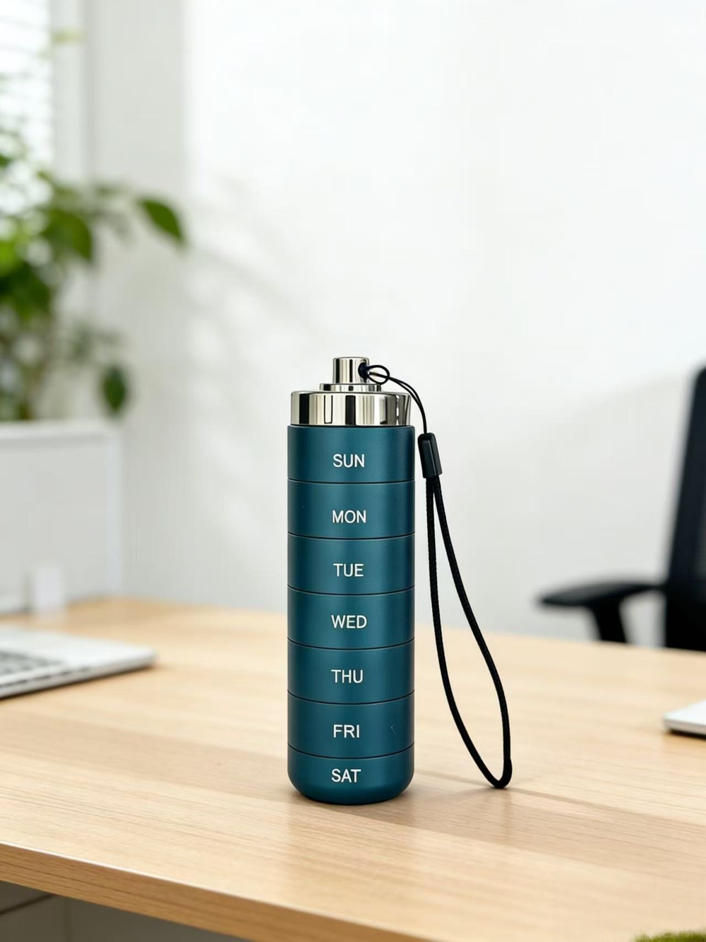 ๐ LIMITED OFFER 50% OFF โ Shop Now! ๐งณ๐Metal Travel Pill Organizer