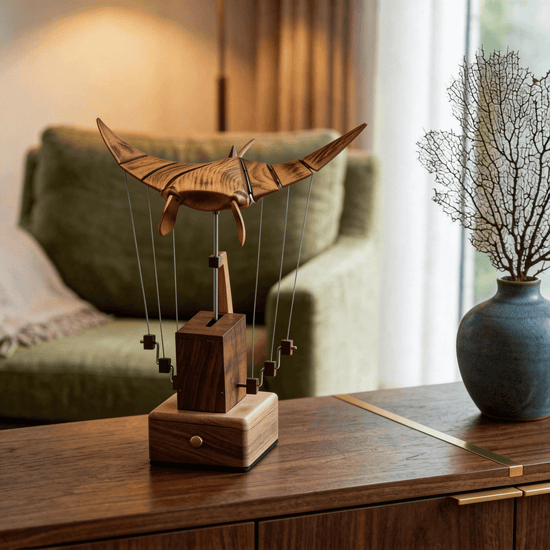 Everwoods™ Wooden Manta Ray DIY Kit — The Gift Dad Won’t Forget 🐦‍⬛
