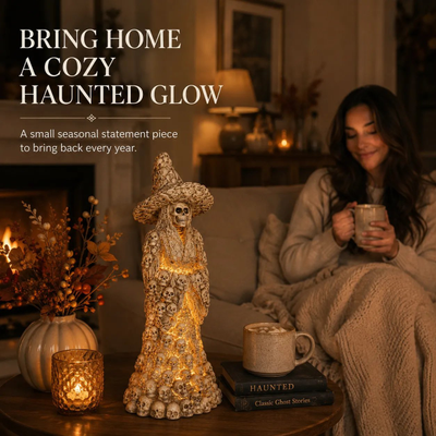 🎃Early Halloween Promotion🏆Skeleton Witch Ornament